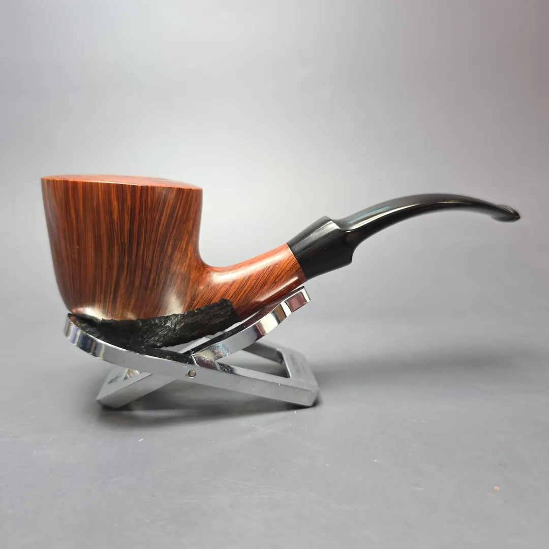 WO Larsen Partially Rusticated Dublin Estate Briar Pipe, Danish Estates - Image 2