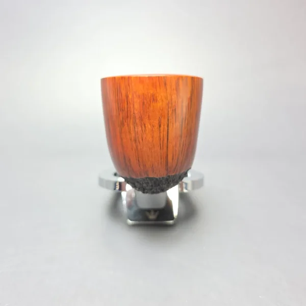 WO Larsen Partially Rusticated Dublin Estate Briar Pipe, Danish Estates - Image 3