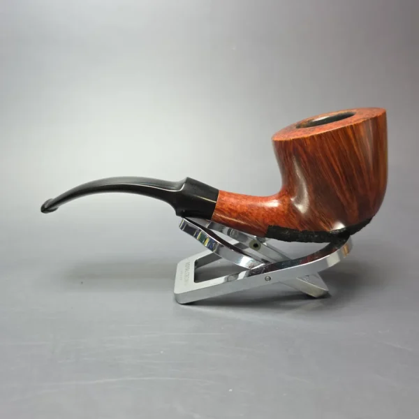WO Larsen Partially Rusticated Dublin Estate Briar Pipe, Danish Estates - Image 4