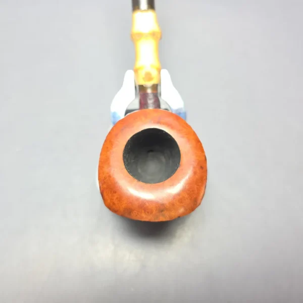 Stanwell (c.1980s-1990s) Partially Sandblasted Dublin w/ Bamboo Estate Briar Pipe, Danish Estates - Image 6