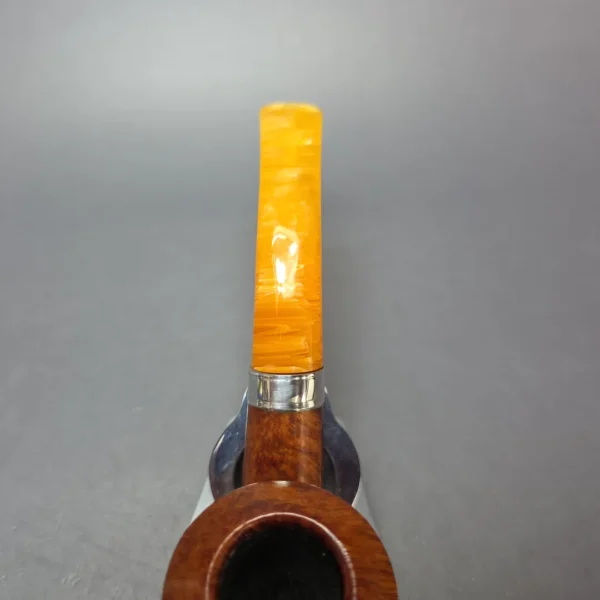 Peterson Rosslare B10 Smooth Calabash w/ Silver Estate Briar Pipe, Irish Estates - Image 6