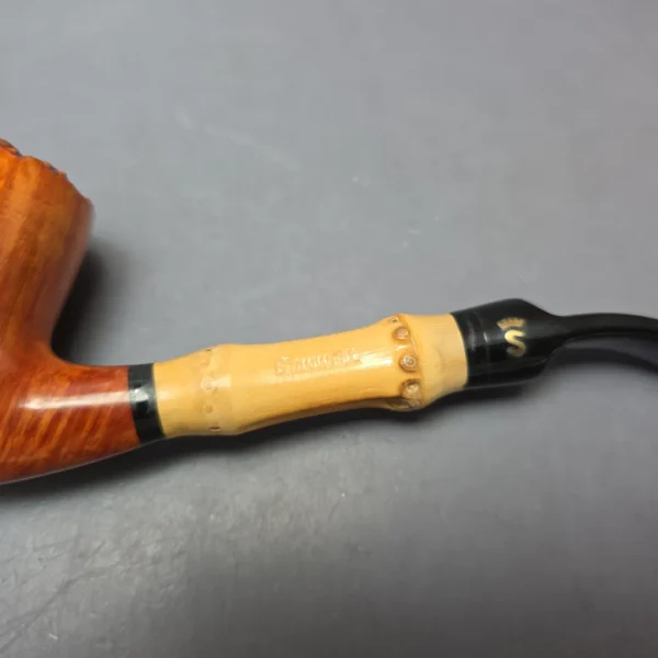 Stanwell (c.1980s-1990s) Smooth Dublin w/ Bamboo Estate Briar Pipe, Danish Estates - Image 8