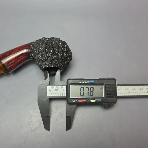 Nording (for The Tinder Box) Freehand Rusticated Brandy Estate Briar Pipe, Danish Estates 9mm - Image 9