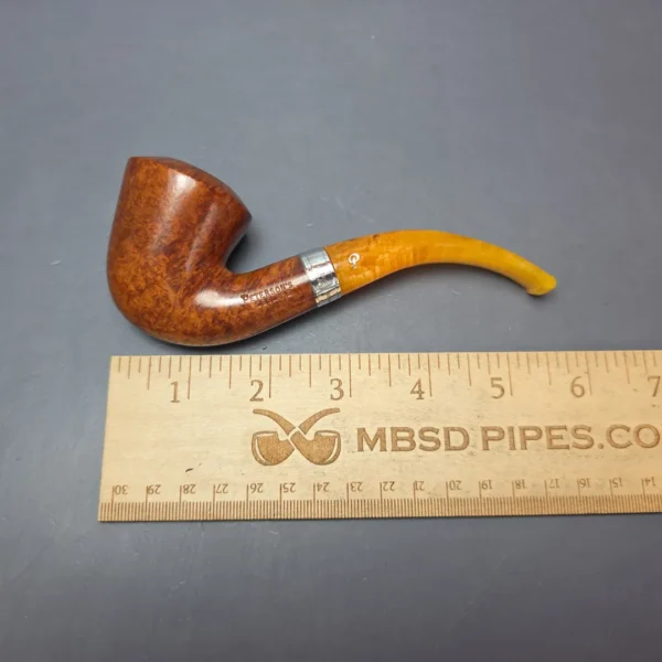 Peterson Rosslare B10 Smooth Calabash w/ Silver Estate Briar Pipe, Irish Estates - Image 9