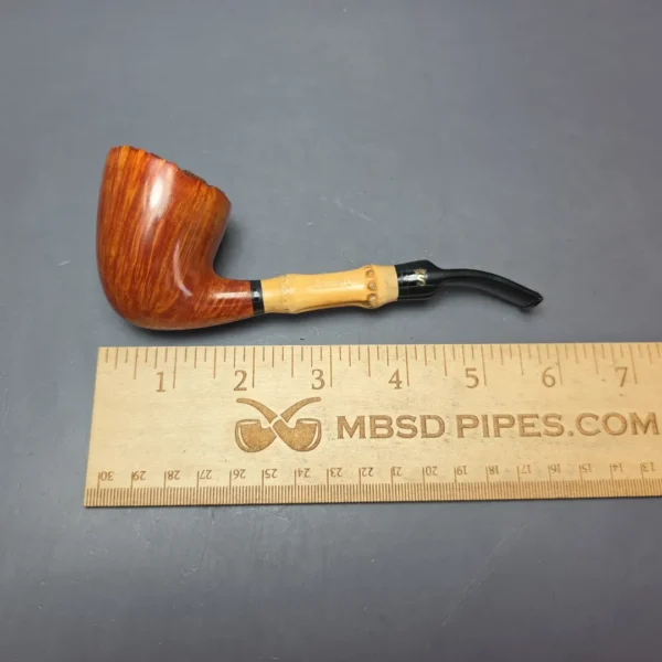 Stanwell (c.1980s-1990s) Smooth Dublin w/ Bamboo Estate Briar Pipe, Danish Estates - Image 9
