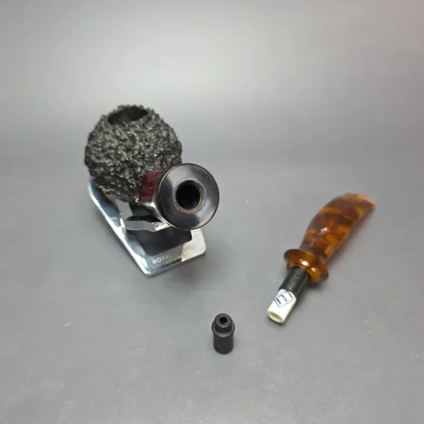 Nording (for The Tinder Box) Freehand Rusticated Brandy Estate Briar Pipe, Danish Estates 9mm - Image 10