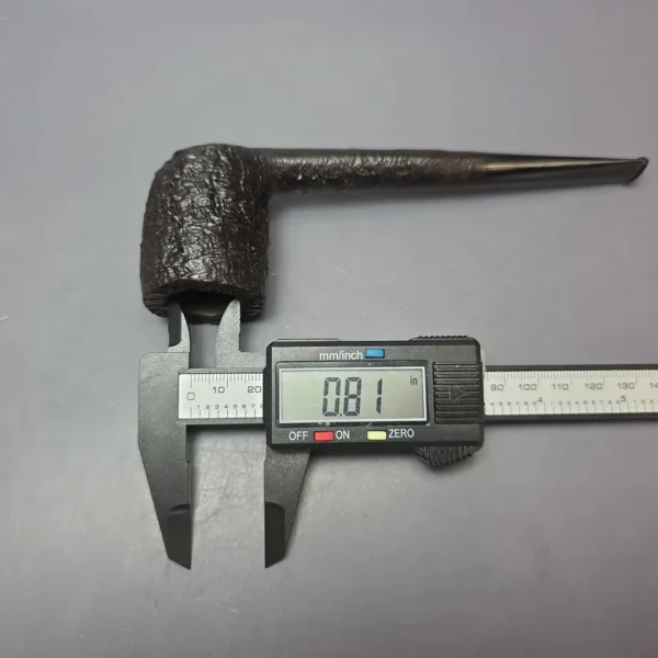 Barling's Make Pre-Transition YOW Fossil EXEXEL 450 Sandblasted Canadian Estate Briar Pipe, English Estates - Image 10