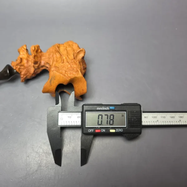 Micoli (Robert Burns) Partially Rusticated Freehand Sitter Estate Briar Pipe, Unsmoked - Image 10