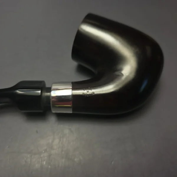 Peterson Pub Pipe Heritage Smooth Oom Paul w/ Silver Briar Pipe, New - Image 7