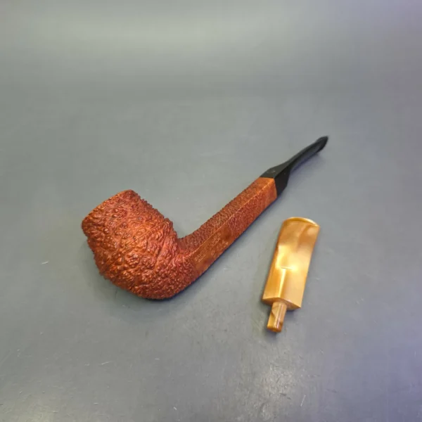 Savinelli Capri Root Briar 514 Rusticated Bulldog Estate Briar Pipe, Italian Estates - Image 13