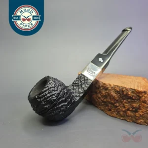 Peterson Deluxe Classic PSB 150 Sandblasted Bulldog w/ Silver Estate Briar Pipe, Irish Estates