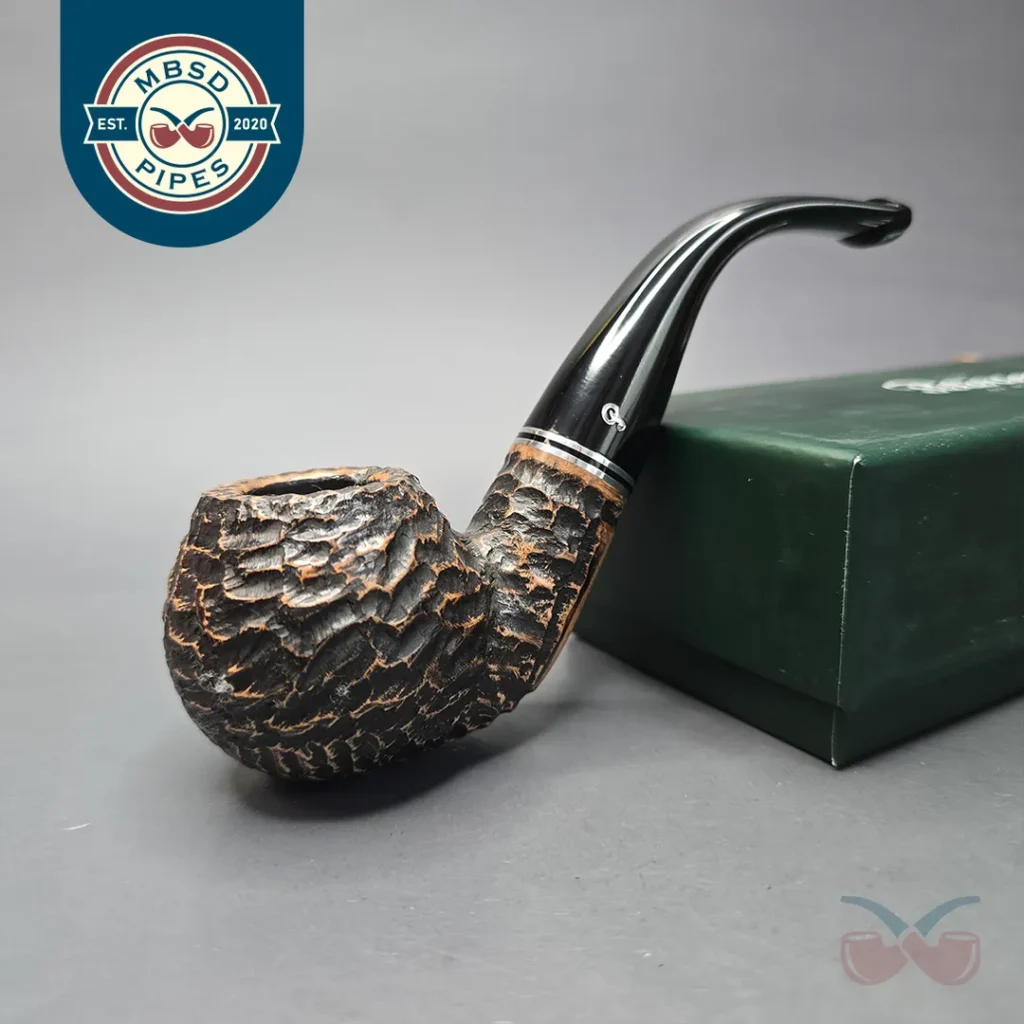 Peterson Dublin Filter XL02 Rusticated Bent Apple (9mm) (New)