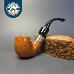 Peterson Deluxe System Natural 12.5 Smooth Bent Billiard Estate Briar Pipe, Irish Estates