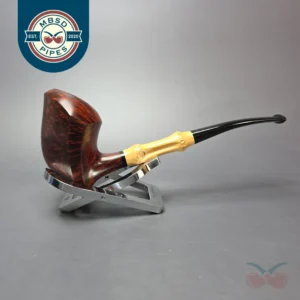Cornelius Manz Smooth Asymmetric Elephant's Foot Estate Briar Pipe, Unsmoked