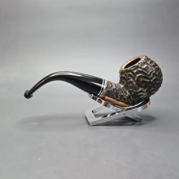 Peterson Dublin Filter XL02 Rusticated Bent Apple (9mm) (New) - Image 4