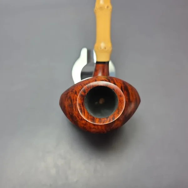 Cornelius Manz Smooth Asymmetric Elephant's Foot Estate Briar Pipe, Unsmoked - Image 5
