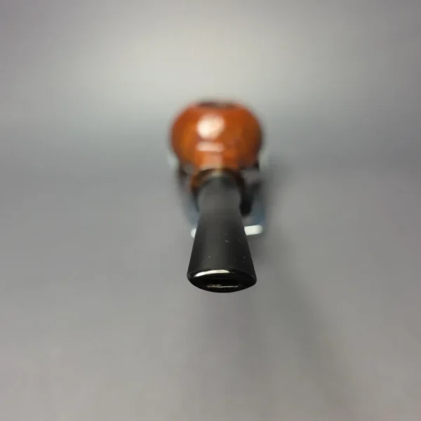 Jorn Micke 4763 Smooth Squat Tomato w/ Horn Estate Briar Pipe, Danish Estates - Image 5