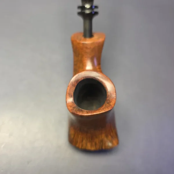 Ben Wade (Preben Holm) Golden Walnut XL Smooth Freehand Volcano Estate Briar Pipe, Danish Estates - Image 6