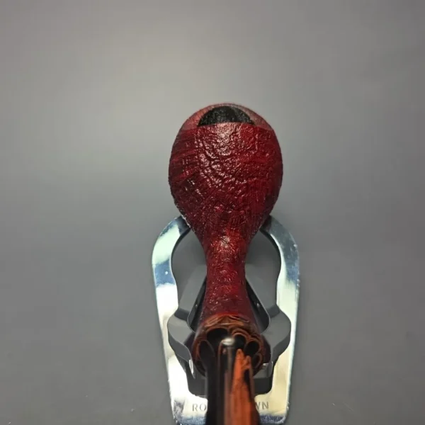 Papa Bear's Pipes by Tim Beaumont Sandblasted Egg Handmade Briar Pipe, New - Image 6