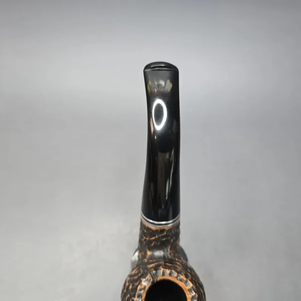 Peterson Dublin Filter XL02 Rusticated Bent Apple (9mm) (New) - Image 7