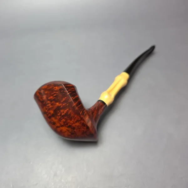 Cornelius Manz Smooth Asymmetric Elephant's Foot Estate Briar Pipe, Unsmoked - Image 7