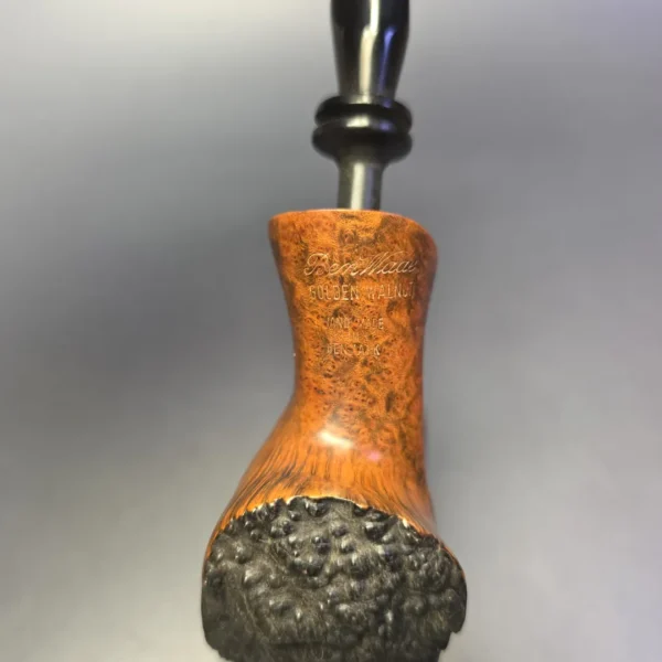 Ben Wade (Preben Holm) Golden Walnut XL Smooth Freehand Volcano Estate Briar Pipe, Danish Estates - Image 8