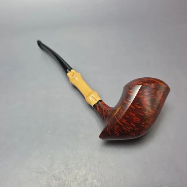 Cornelius Manz Smooth Asymmetric Elephant's Foot Estate Briar Pipe, Unsmoked - Image 8