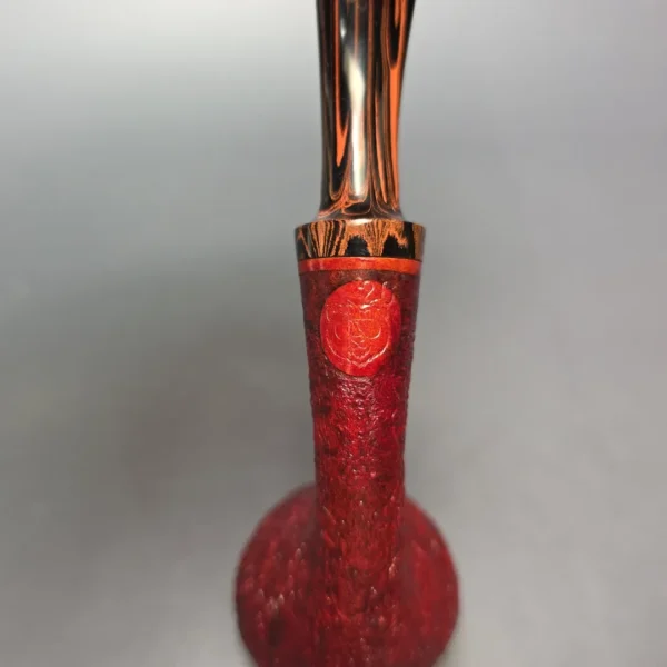 Papa Bear's Pipes by Tim Beaumont Sandblasted Egg Handmade Briar Pipe, New - Image 9