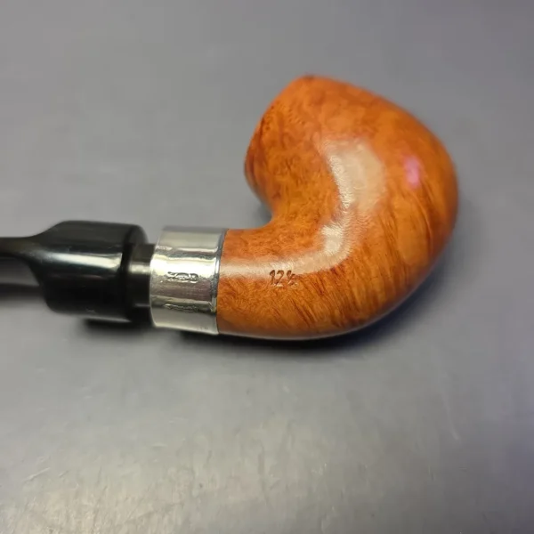 Peterson Deluxe System Natural 12.5 Smooth Bent Billiard Estate Briar Pipe, Irish Estates - Image 9