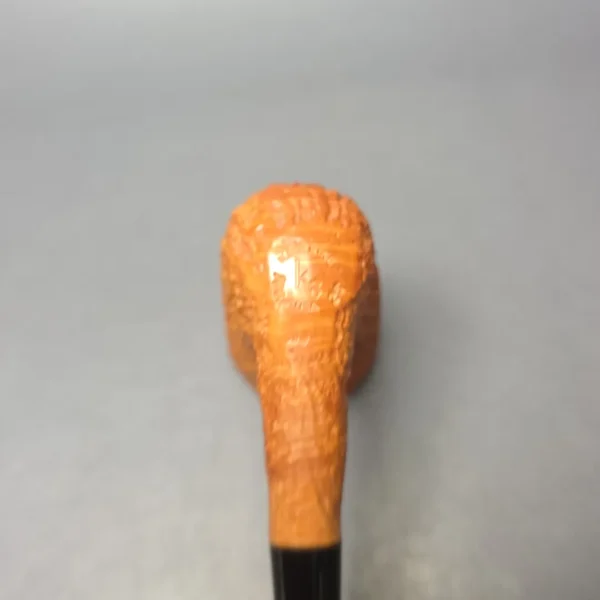 Nate King Natural Sandblasted "Dan Shape Conic" Dublin Handmade Briar Pipe, New - Image 10