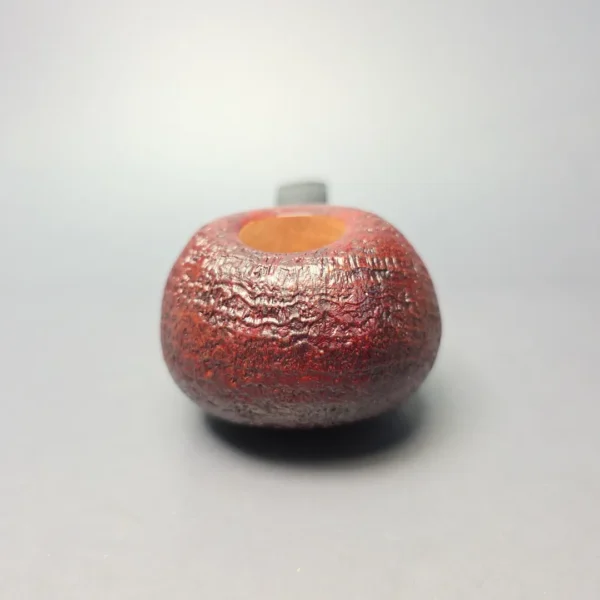 Buckeye Hand Made Contrast Sandblasted Tomato Briar Pipe, New - Image 3