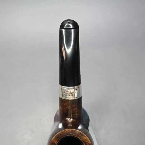 Peterson 160th Anniversary Pat. B Dark Smooth Bent Billiard Briar Pipe, New - Image 7