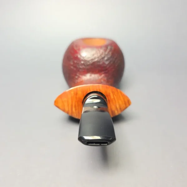 Buckeye Hand Made Contrast Sandblasted Tomato Briar Pipe, New - Image 5