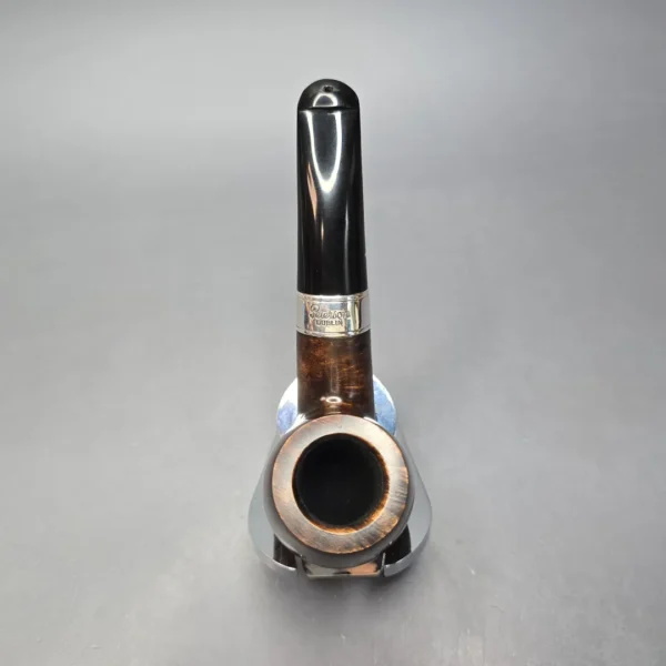 Peterson 160th Anniversary Pat. B Dark Smooth Bent Billiard Briar Pipe, New - Image 8