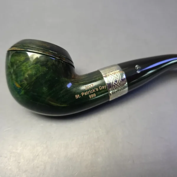 Peterson 2017 St Patrick's Day 999 Smooth Rhodesian Estate Briar Pipe, Irish Estates - Image 8