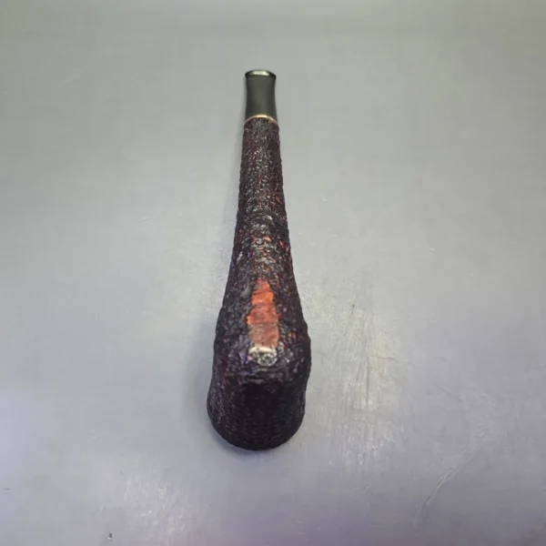 Savinelli Long John XL Partially Rusticated Canadian Estate Briar Pipe, Italian Estates - Image 10