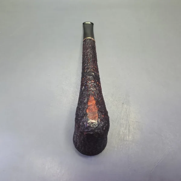 Savinelli Long John XL Partially Rusticated Canadian Estate Briar Pipe, Italian Estates - Image 11