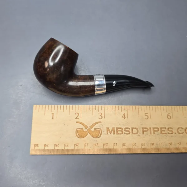 Peterson 160th Anniversary Pat. B Dark Smooth Bent Billiard Briar Pipe, New - Image 12