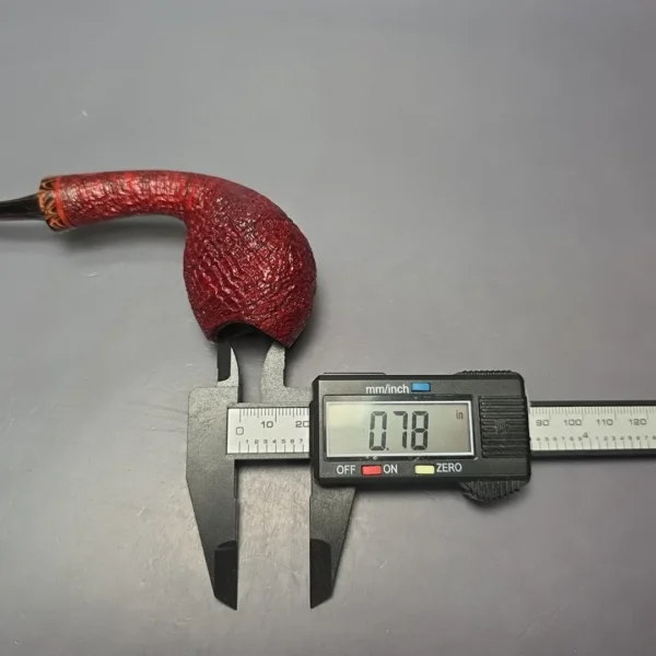 Papa Bear's Pipes by Tim Beaumont Sandblasted Egg Handmade Briar Pipe, New - Image 11