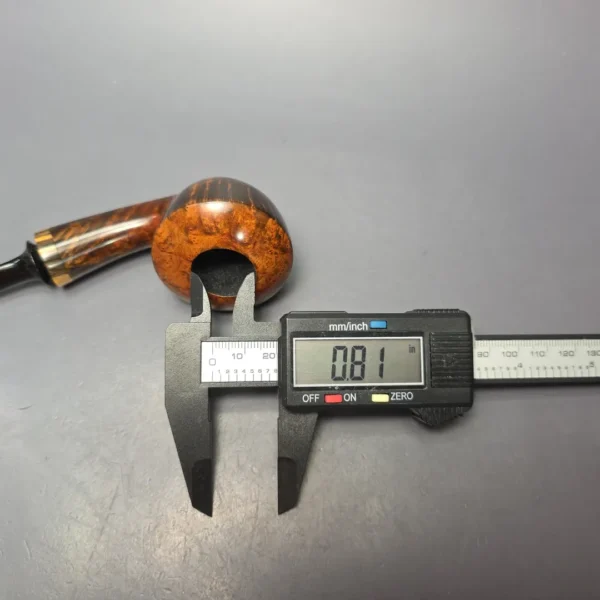 Papa Bear's Pipes by Tim Beaumont Smooth Dublin w/ Spalted Poplar Handmade Briar Pipe, New - Image 11