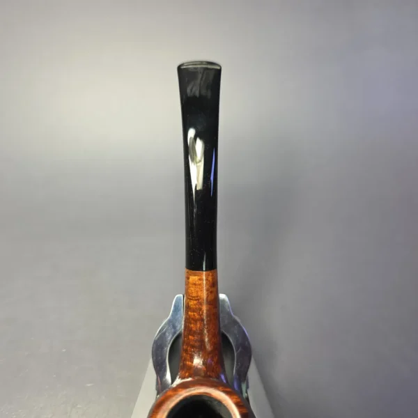 Bruno Nuttens Heritage H1 Partially Sandblasted Bent Billiard Briar Pipe, New - Image 6