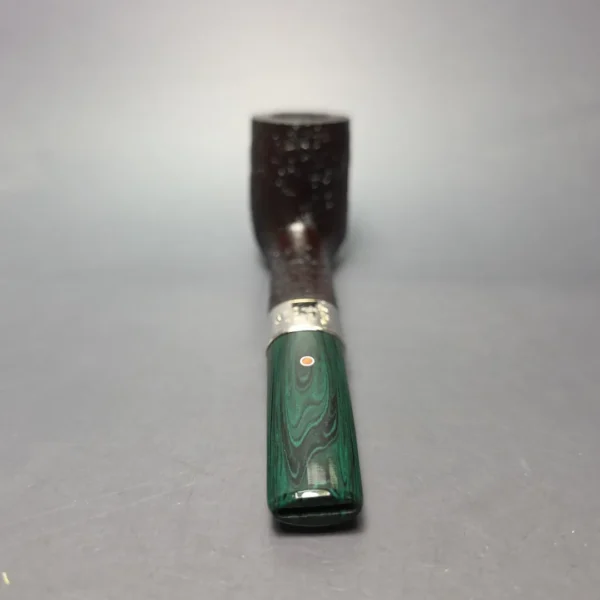 Ashton Brindle LX Sandblasted Canadian w/ Silver Handmade Briar Pipe, New - Image 5