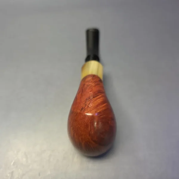 Savinelli Nonpareil 9408 Smooth Pickaxe w/ Horn Estate Briar Pipe, Unsmoked - Image 8