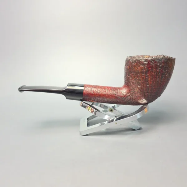 Buckeye Hand Made Contrast Sandblasted Dublin Briar Pipe, New - Image 4
