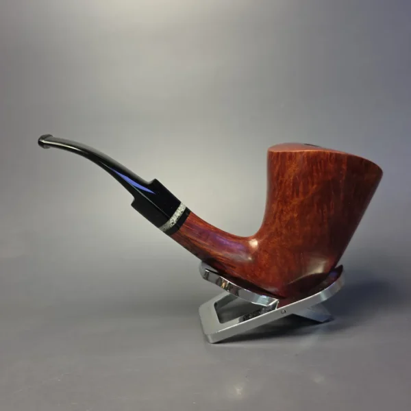 Randy Wiley 1999 Patina XL Smooth Freehand Estate Briar Pipe, American Estates - Image 4