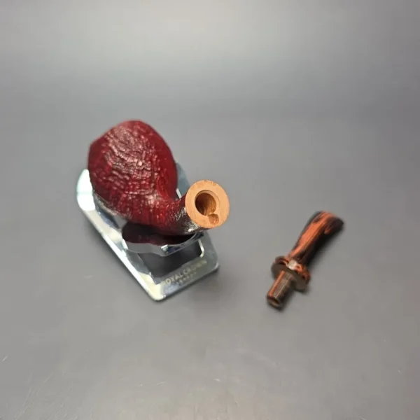 Papa Bear's Pipes by Tim Beaumont Sandblasted Egg Handmade Briar Pipe, New - Image 12