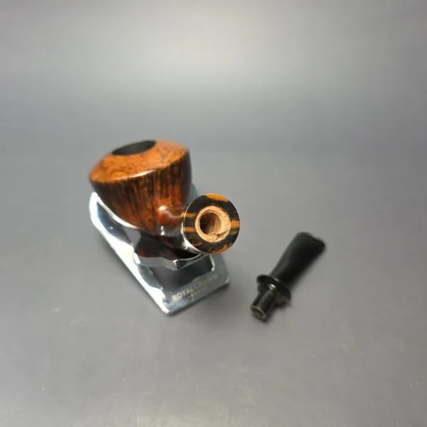 Papa Bear's Pipes by Tim Beaumont Smooth Dublin w/ Spalted Poplar Handmade Briar Pipe, New - Image 12