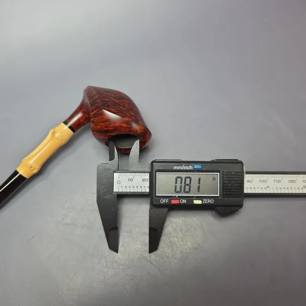 Cornelius Manz Smooth Asymmetric Elephant's Foot Estate Briar Pipe, Unsmoked - Image 12