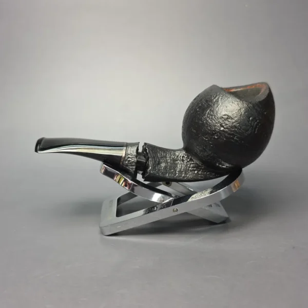 Christian Ruetz Sandblasted "Broken Gaia" Handmade Briar Pipe, New - Image 5
