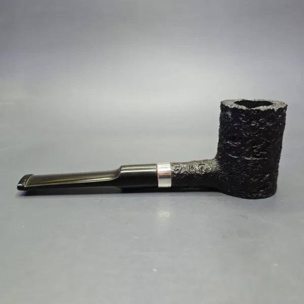 Ferndown & Michael Parks Premier 2 Star Sandblasted Poker w/ Silver Estate Briar Pipe, Unsmoked - Image 4